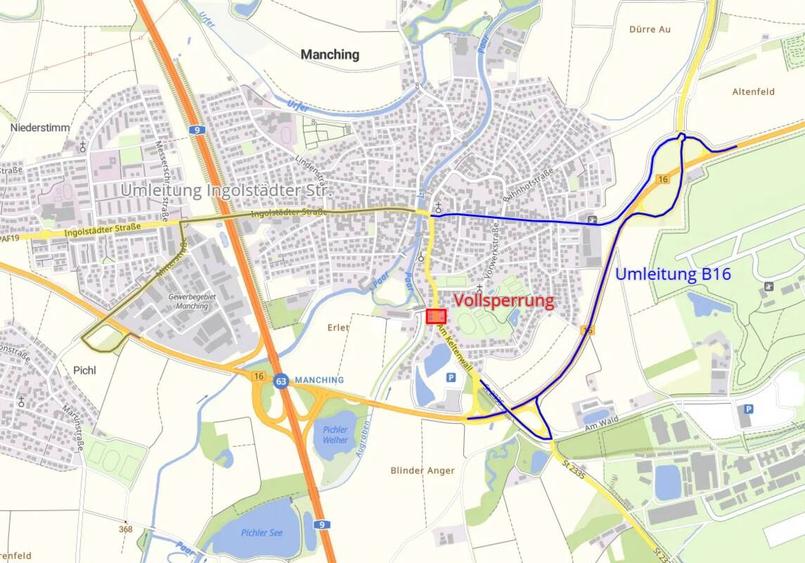 Sperrung "Am Keltenwall" bis 16.0.2026
