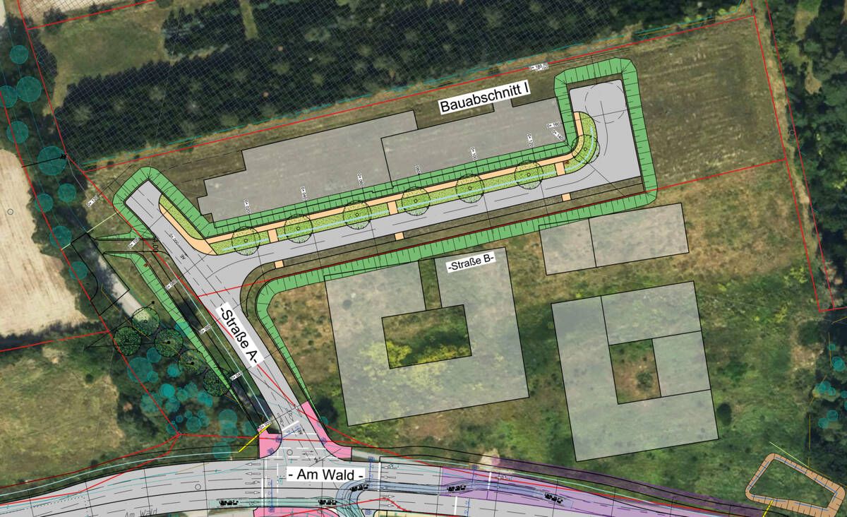 Plan Erschließung Technologiepark