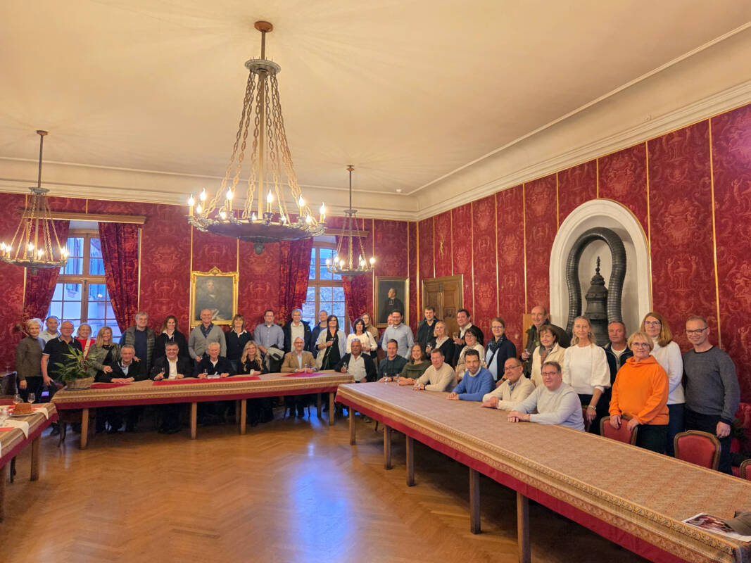 Der Marktgemeinderat wurde im Rathaus von Ribeauvill´é empfangen.