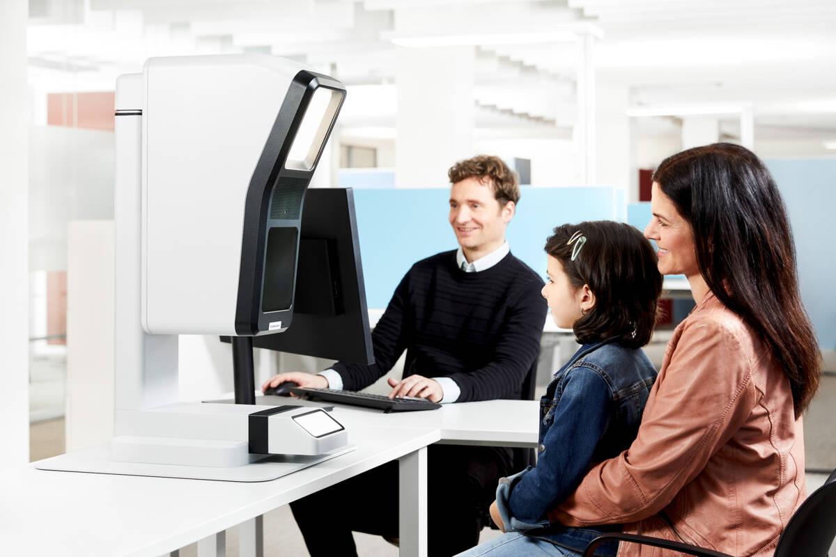 Selbstbedienungs-Terminal für Passbilder im Einwohnermeldeamt